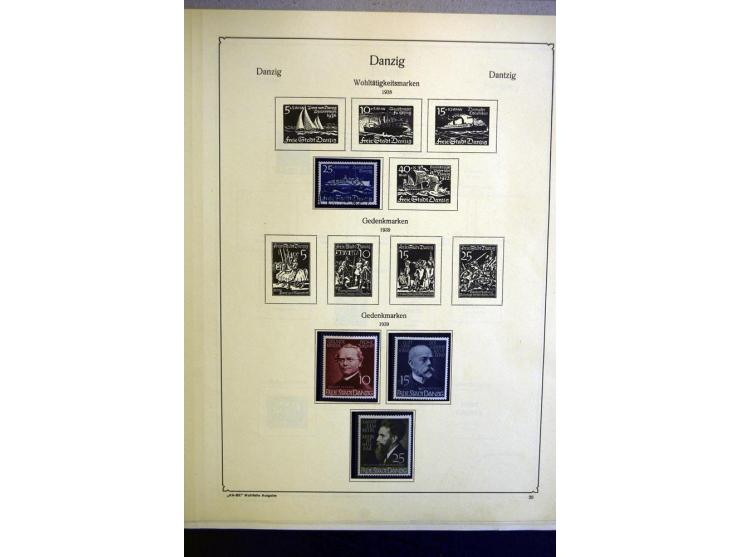 1920/39, ungebrauchte und gestempelte Sammlung mit einigen besseren, dabei u.a. Mi.-Nr. 32-33 und 39 ungebraucht, teils sign.