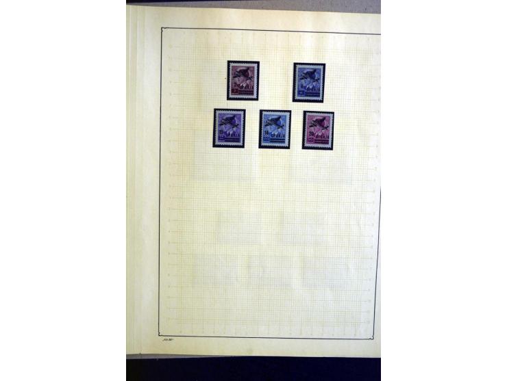 1938/42, meist ungebrauchte und postfrische Sammlung ab Sudetenland mit einigen besseren, dann Böhmen und Mähren mit Mi.-Nr. 
