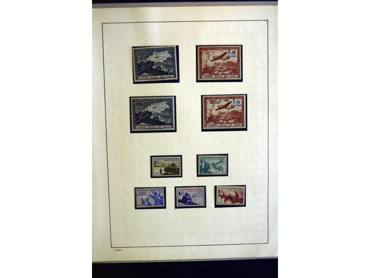 1938/42, meist ungebrauchte und postfrische Sammlung ab Sudetenland mit einigen besseren, dann Böhmen und Mähren mit Mi.-Nr. 