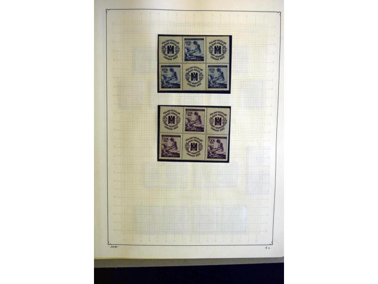 1938/42, meist ungebrauchte und postfrische Sammlung ab Sudetenland mit einigen besseren, dann Böhmen und Mähren mit Mi.-Nr. 