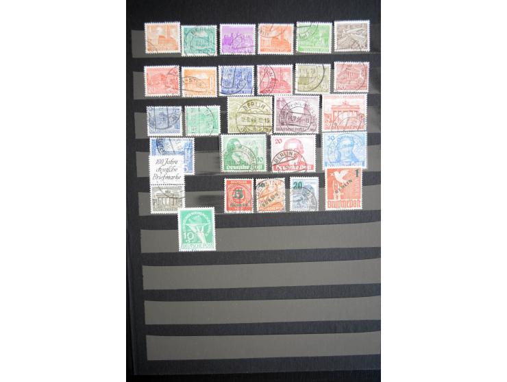 1872/1974, postfrischer, ungebrauchter und gestempelter Bestand, dabei Dt. Reich Bl.3, Saar Bl.1 und 2, Bund Mi.-Nr. 139/40 (