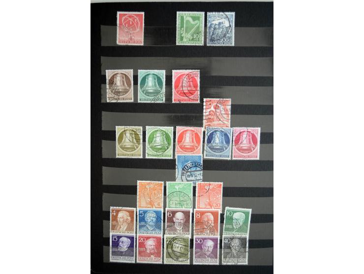 1872/1974, postfrischer, ungebrauchter und gestempelter Bestand, dabei Dt. Reich Bl.3, Saar Bl.1 und 2, Bund Mi.-Nr. 139/40 (