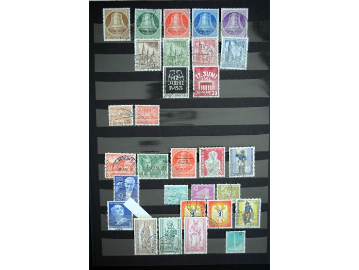 1872/1974, postfrischer, ungebrauchter und gestempelter Bestand, dabei Dt. Reich Bl.3, Saar Bl.1 und 2, Bund Mi.-Nr. 139/40 (