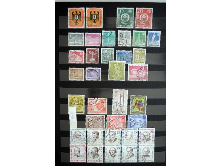 1872/1974, postfrischer, ungebrauchter und gestempelter Bestand, dabei Dt. Reich Bl.3, Saar Bl.1 und 2, Bund Mi.-Nr. 139/40 (