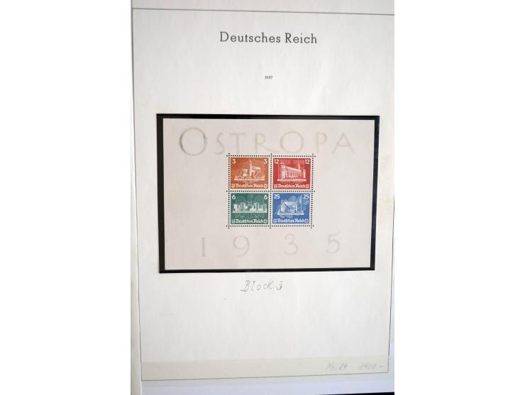 1872/1974, postfrischer, ungebrauchter und gestempelter Bestand, dabei Dt. Reich Bl.3, Saar Bl.1 und 2, Bund Mi.-Nr. 139/40 (