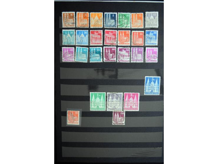 1872/1974, postfrischer, ungebrauchter und gestempelter Bestand, dabei Dt. Reich Bl.3, Saar Bl.1 und 2, Bund Mi.-Nr. 139/40 (