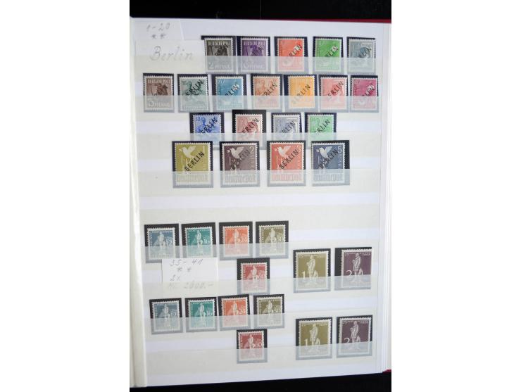 1872/1974, postfrischer, ungebrauchter und gestempelter Bestand, dabei Dt. Reich Bl.3, Saar Bl.1 und 2, Bund Mi.-Nr. 139/40 (