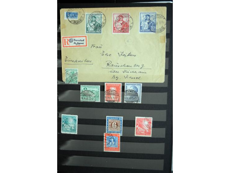 1872/1974, postfrischer, ungebrauchter und gestempelter Bestand, dabei Dt. Reich Bl.3, Saar Bl.1 und 2, Bund Mi.-Nr. 139/40 (