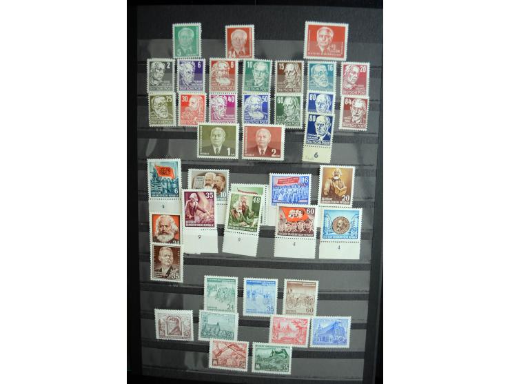 1872/1974, postfrischer, ungebrauchter und gestempelter Bestand, dabei Dt. Reich Bl.3, Saar Bl.1 und 2, Bund Mi.-Nr. 139/40 (