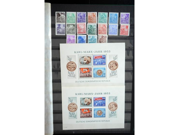 1872/1974, postfrischer, ungebrauchter und gestempelter Bestand, dabei Dt. Reich Bl.3, Saar Bl.1 und 2, Bund Mi.-Nr. 139/40 (