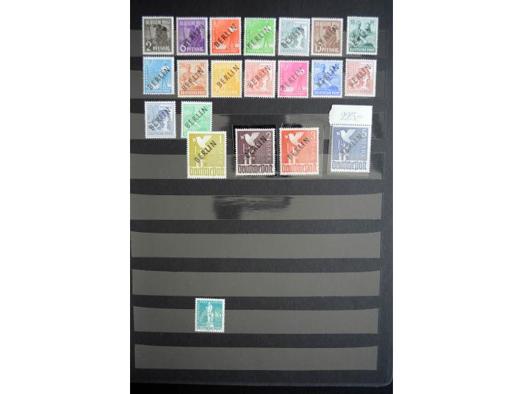 1872/1974, postfrischer, ungebrauchter und gestempelter Bestand, dabei Dt. Reich Bl.3, Saar Bl.1 und 2, Bund Mi.-Nr. 139/40 (