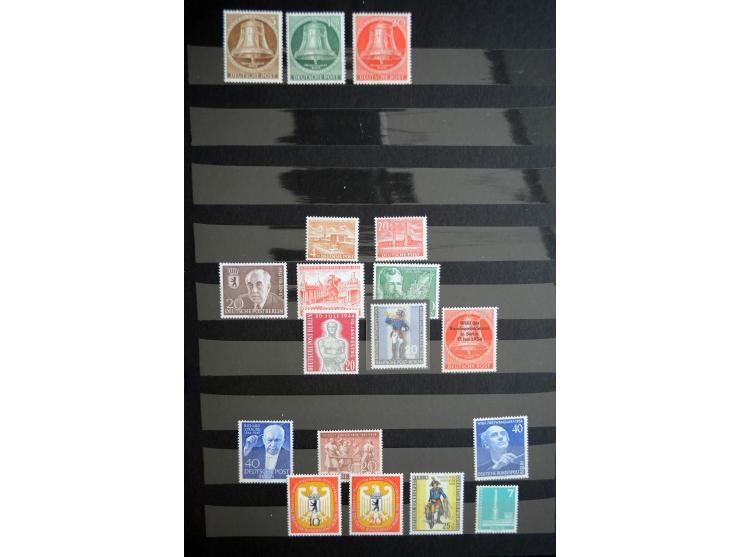 1872/1974, postfrischer, ungebrauchter und gestempelter Bestand, dabei Dt. Reich Bl.3, Saar Bl.1 und 2, Bund Mi.-Nr. 139/40 (