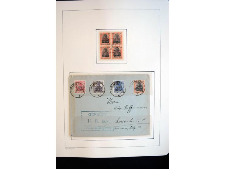 1914/59, meist gestempelte und ungebrauchte Sammlung Bes. I. WK., Abstimmungsgebiete ohne Saar, Danzig und Memel im Vordrucka