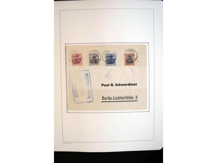 1914/59, meist gestempelte und ungebrauchte Sammlung Bes. I. WK., Abstimmungsgebiete ohne Saar, Danzig und Memel im Vordrucka