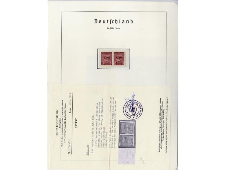 1930/49, meist postfrische und gestempelte Partie Block-Ausgaben ab Deutsches Reich Block 1, Schwerpunkt  bei der SBZ mit u.a