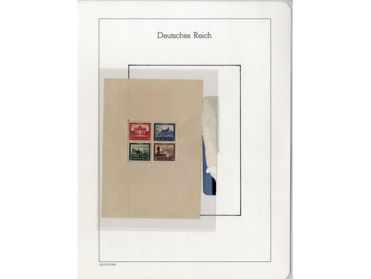 1930/49, meist postfrische und gestempelte Partie Block-Ausgaben ab Deutsches Reich Block 1, Schwerpunkt  bei der SBZ mit u.a