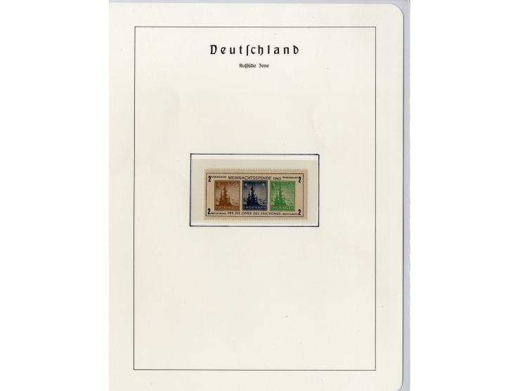 1930/49, meist postfrische und gestempelte Partie Block-Ausgaben ab Deutsches Reich Block 1, Schwerpunkt  bei der SBZ mit u.a