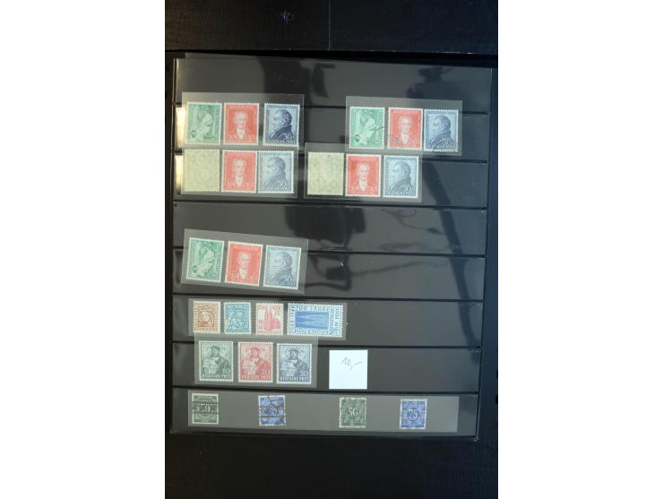 1933/60, interessanter, meist gestempelter und postfrischer/ungebrauchter Doublettenbestand ab III.Reich, Schwerpunkt nach 19