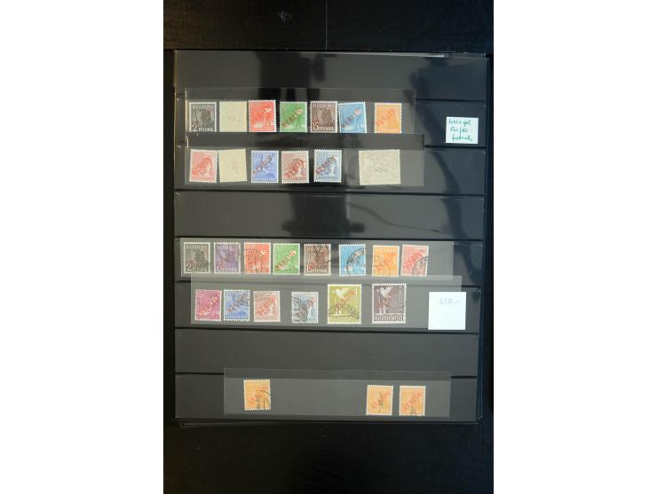 1933/60, interessanter, meist gestempelter und postfrischer/ungebrauchter Doublettenbestand ab III.Reich, Schwerpunkt nach 19