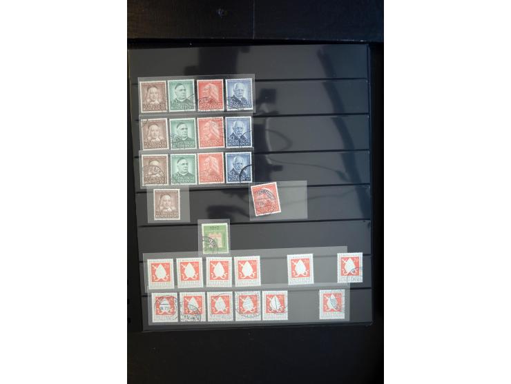 1933/60, interessanter, meist gestempelter und postfrischer/ungebrauchter Doublettenbestand ab III.Reich, Schwerpunkt nach 19