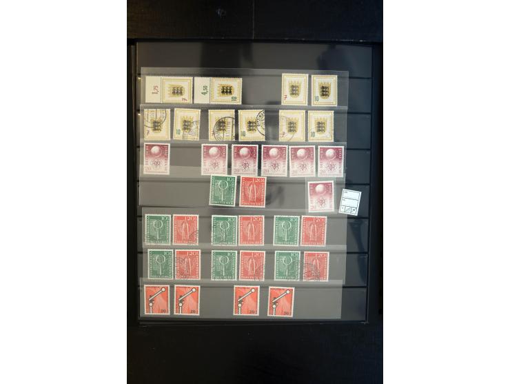 1933/60, interessanter, meist gestempelter und postfrischer/ungebrauchter Doublettenbestand ab III.Reich, Schwerpunkt nach 19