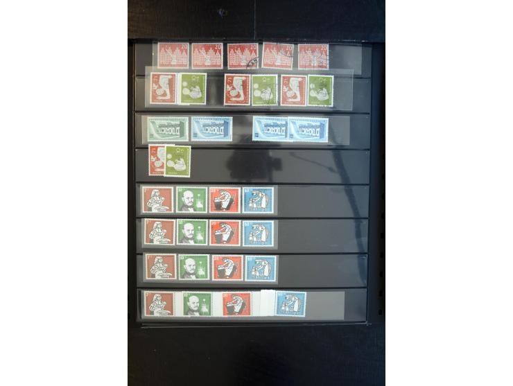 1933/60, interessanter, meist gestempelter und postfrischer/ungebrauchter Doublettenbestand ab III.Reich, Schwerpunkt nach 19