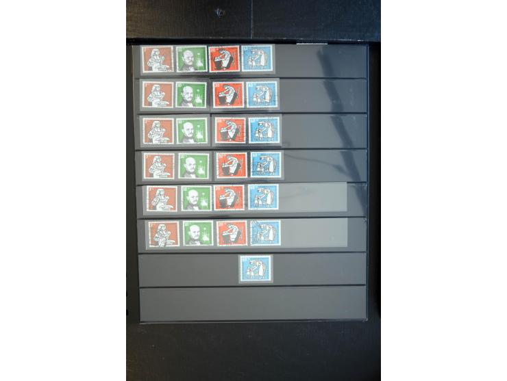 1933/60, interessanter, meist gestempelter und postfrischer/ungebrauchter Doublettenbestand ab III.Reich, Schwerpunkt nach 19