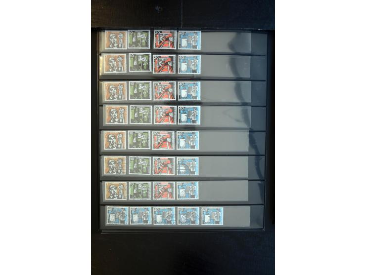 1933/60, interessanter, meist gestempelter und postfrischer/ungebrauchter Doublettenbestand ab III.Reich, Schwerpunkt nach 19