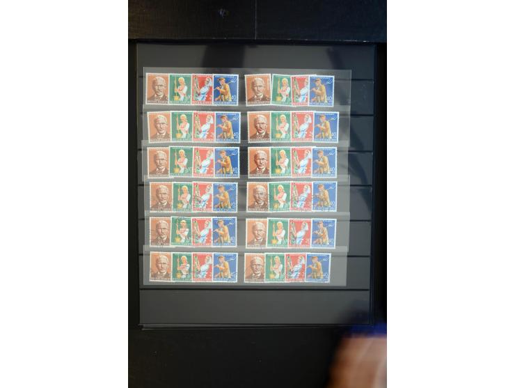 1933/60, interessanter, meist gestempelter und postfrischer/ungebrauchter Doublettenbestand ab III.Reich, Schwerpunkt nach 19