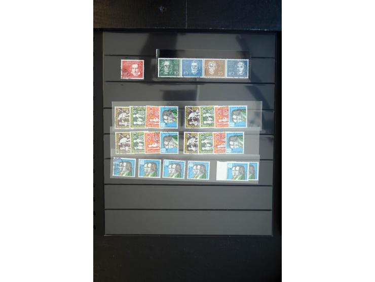 1933/60, interessanter, meist gestempelter und postfrischer/ungebrauchter Doublettenbestand ab III.Reich, Schwerpunkt nach 19