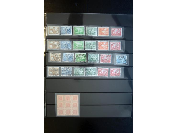 1933/60, interessanter, meist gestempelter und postfrischer/ungebrauchter Doublettenbestand ab III.Reich, Schwerpunkt nach 19