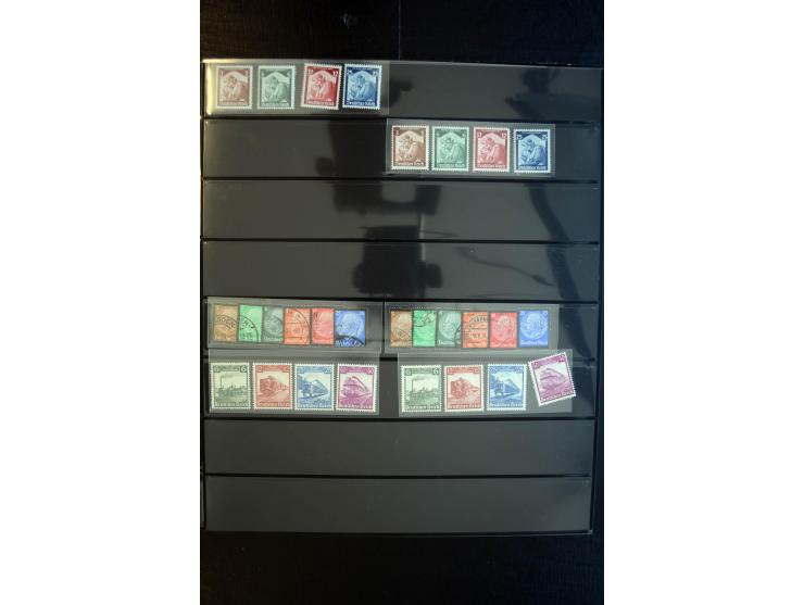 1933/60, interessanter, meist gestempelter und postfrischer/ungebrauchter Doublettenbestand ab III.Reich, Schwerpunkt nach 19