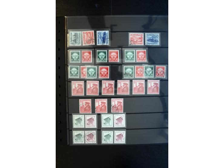 1933/60, interessanter, meist gestempelter und postfrischer/ungebrauchter Doublettenbestand ab III.Reich, Schwerpunkt nach 19