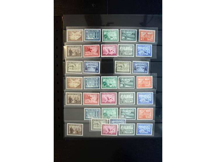 1933/60, interessanter, meist gestempelter und postfrischer/ungebrauchter Doublettenbestand ab III.Reich, Schwerpunkt nach 19