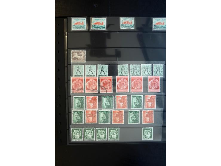 1933/60, interessanter, meist gestempelter und postfrischer/ungebrauchter Doublettenbestand ab III.Reich, Schwerpunkt nach 19