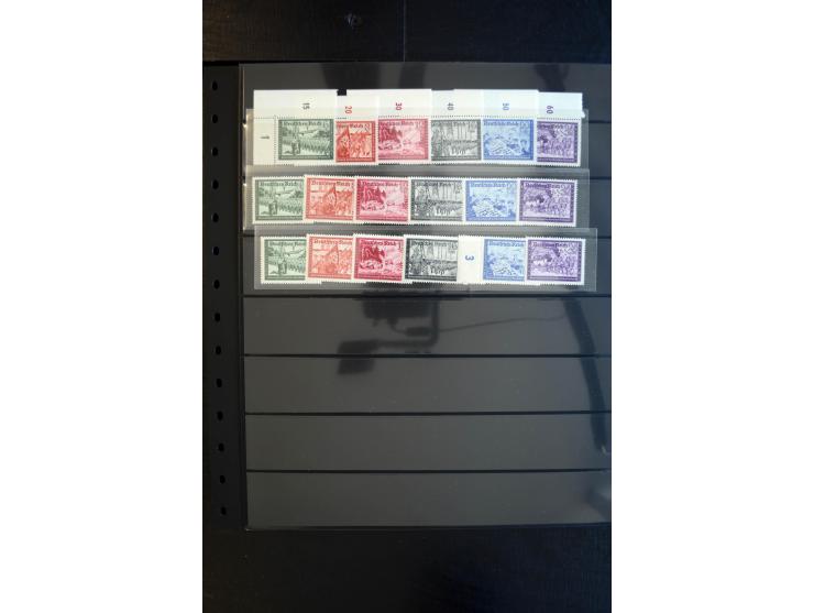 1933/60, interessanter, meist gestempelter und postfrischer/ungebrauchter Doublettenbestand ab III.Reich, Schwerpunkt nach 19
