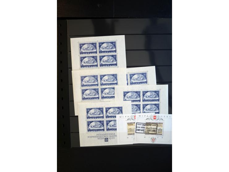 1933/60, interessanter, meist gestempelter und postfrischer/ungebrauchter Doublettenbestand ab III.Reich, Schwerpunkt nach 19