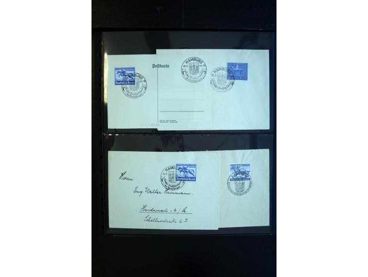 1933/60, interessanter, meist gestempelter und postfrischer/ungebrauchter Doublettenbestand ab III.Reich, Schwerpunkt nach 19