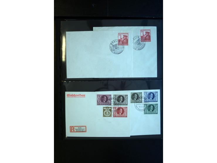 1933/60, interessanter, meist gestempelter und postfrischer/ungebrauchter Doublettenbestand ab III.Reich, Schwerpunkt nach 19