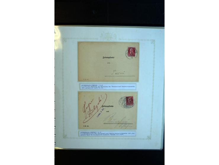 1890/1924, umfangreiche Sammlung "ZEITUNGSSACHEN" mit ca. 110 Belegen, Schwerpunkt Deutsches Reich mit Germania- und Inflatio