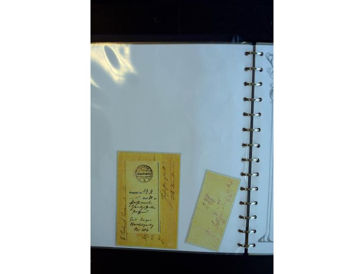 1890/1924, umfangreiche Sammlung "ZEITUNGSSACHEN" mit ca. 110 Belegen, Schwerpunkt Deutsches Reich mit Germania- und Inflatio