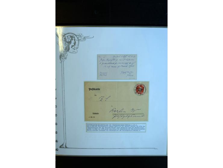 1890/1924, umfangreiche Sammlung "ZEITUNGSSACHEN" mit ca. 110 Belegen, Schwerpunkt Deutsches Reich mit Germania- und Inflatio