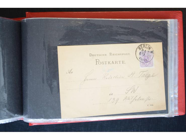 Berlin: 1820/1941, interessante Sammlung mit ca. 310 Briefen, Karten und Ganzsachen ab Vorphila bis ca. 1910 mit vielen versc