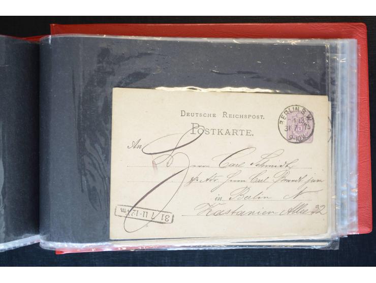 Berlin: 1820/1941, interessante Sammlung mit ca. 310 Briefen, Karten und Ganzsachen ab Vorphila bis ca. 1910 mit vielen versc
