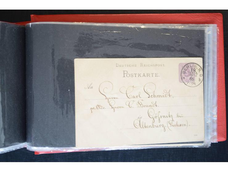 Berlin: 1820/1941, interessante Sammlung mit ca. 310 Briefen, Karten und Ganzsachen ab Vorphila bis ca. 1910 mit vielen versc