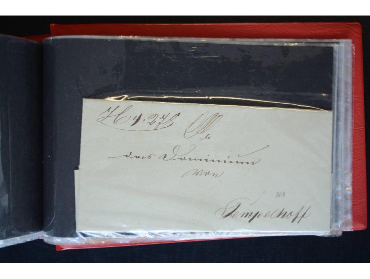Berlin: 1820/1941, interessante Sammlung mit ca. 310 Briefen, Karten und Ganzsachen ab Vorphila bis ca. 1910 mit vielen versc