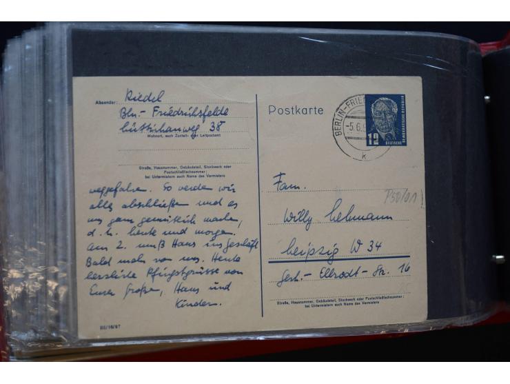 Berlin: 1820/1941, interessante Sammlung mit ca. 310 Briefen, Karten und Ganzsachen ab Vorphila bis ca. 1910 mit vielen versc
