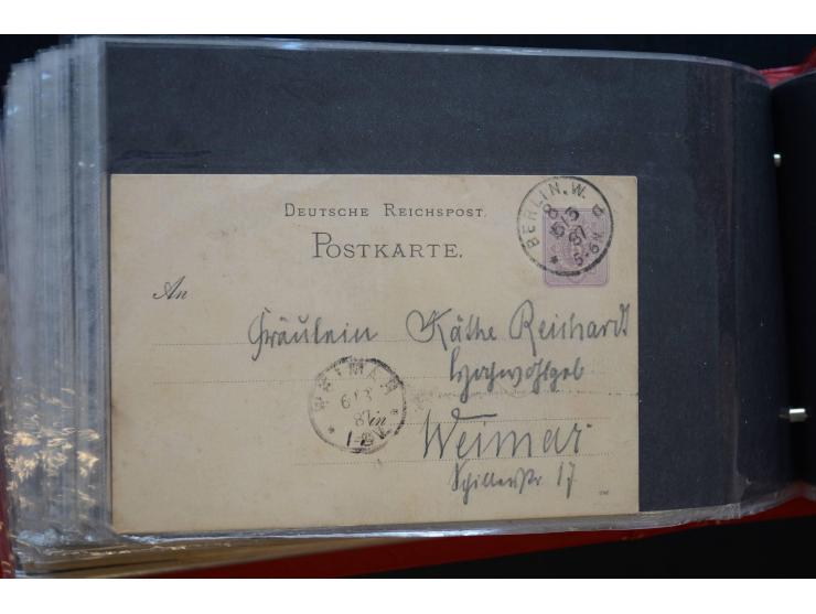 Berlin: 1820/1941, interessante Sammlung mit ca. 310 Briefen, Karten und Ganzsachen ab Vorphila bis ca. 1910 mit vielen versc