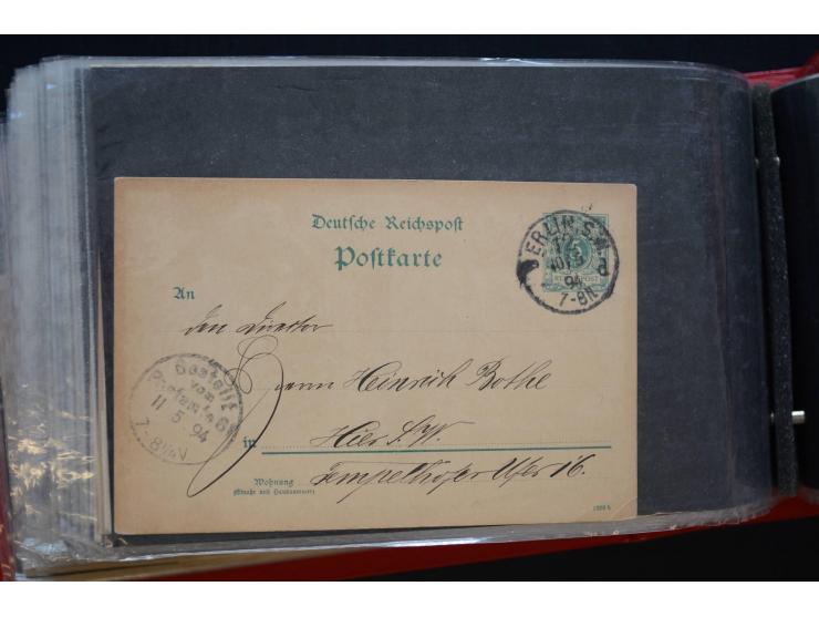Berlin: 1820/1941, interessante Sammlung mit ca. 310 Briefen, Karten und Ganzsachen ab Vorphila bis ca. 1910 mit vielen versc