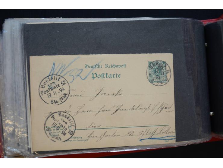 Berlin: 1820/1941, interessante Sammlung mit ca. 310 Briefen, Karten und Ganzsachen ab Vorphila bis ca. 1910 mit vielen versc